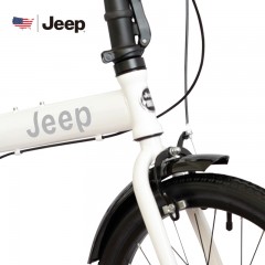 （积分可换购）Jeep美国吉普 城市休闲折叠单车自行车骑行车 20寸单速