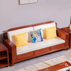 红木家具 刺猬紫檀沙发 红木沙发实木客厅组合家具清和沙发123六件套