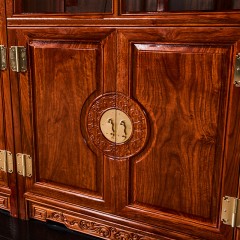 红木博古架 刺猬紫檀多宝格仿古董架 花梨木玄关中式展示柜