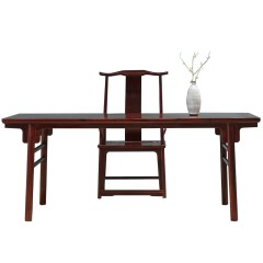 赞比亚血檀书画桌红木书法桌仿古画案中式办公桌实木书桌书房家具不含椅单件