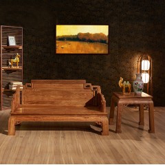 新中式红木沙发 花梨木实木家具 山谷沙发六件套 新品