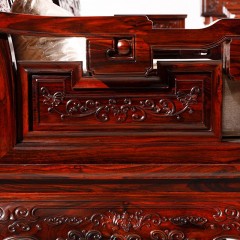 红木家具印尼黑酸枝木客厅实木沙发组合明清仿古典鸿福富贵家具阔叶黄檀十一件套