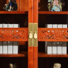 中信红木家具缅甸花梨木书桌家用办公桌大果紫檀中式实木书房画案